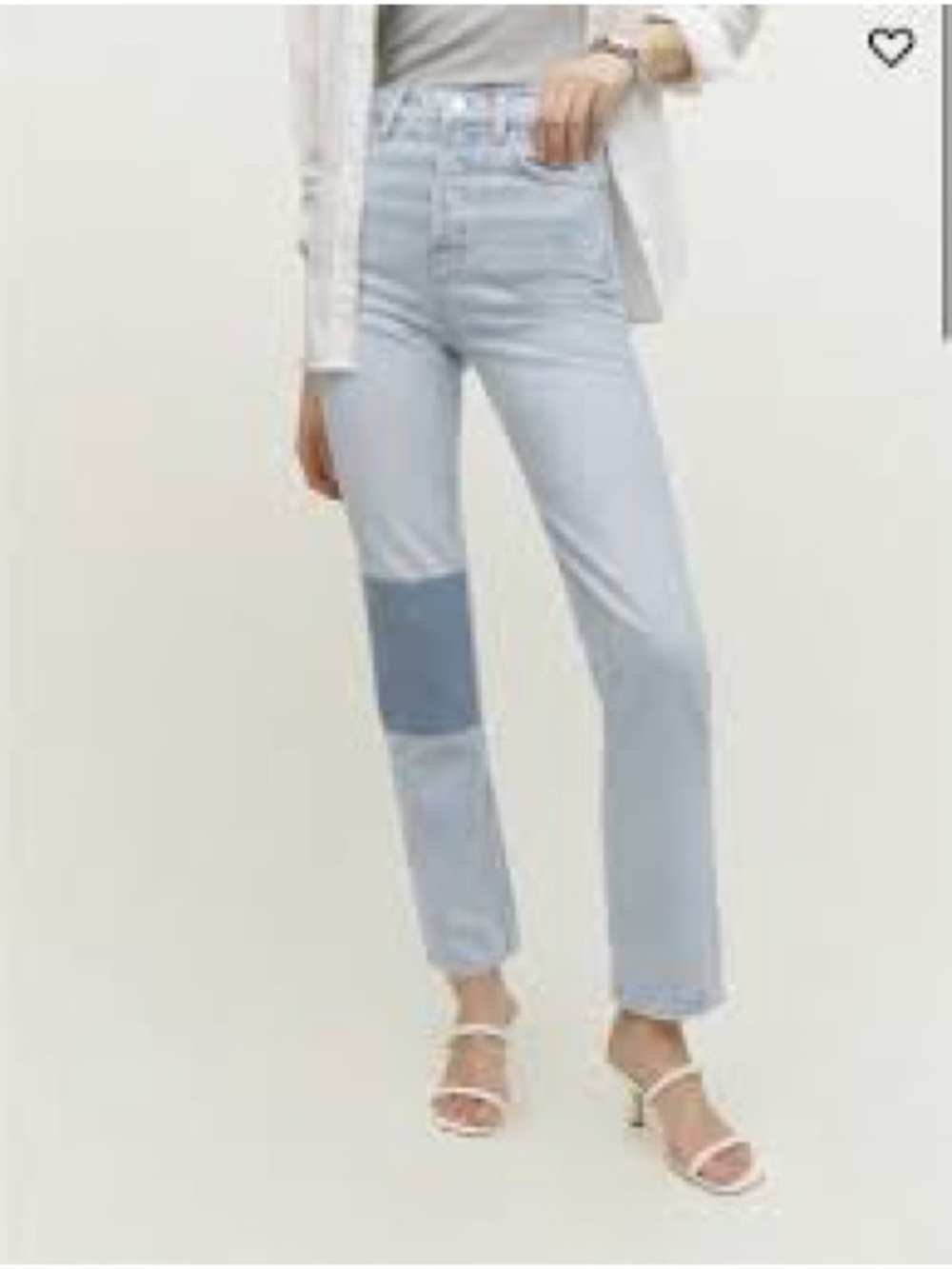 Reformation Light Blue Denim Jeans
